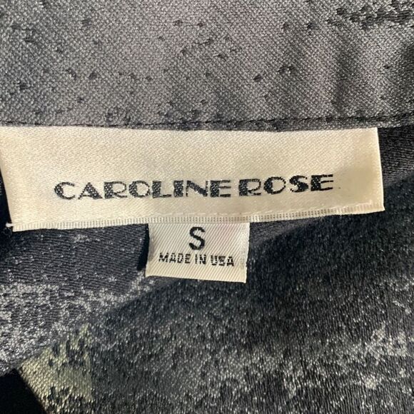 Caroline Rose Metallic Tonal Jacquard Women's Size Small - Picture 15 of 16